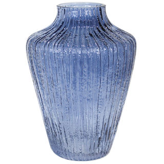 Декаративная ваза из дымчатого  стекла 190*190*260